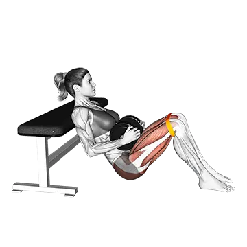 Dumbbell Banded Hip Thrust