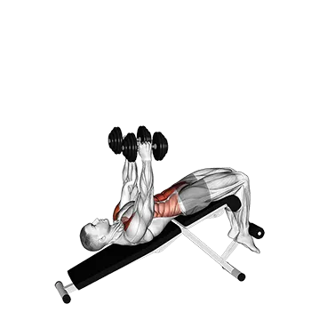 Dumbbell Decline Overhead Sit Up