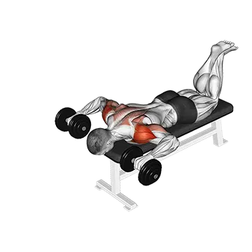 Dumbbell Face Down Lying Shoulder Press