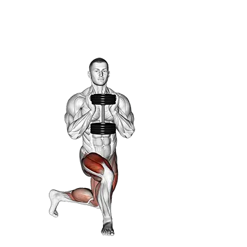 Best Dumbbell Glute Workouts Dumbbell Goblet Curtsey Lunge