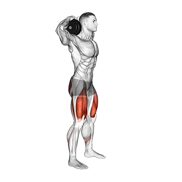 Dumbbell Good Morning Squat