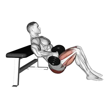 Best Hamstring Workouts With Dumbbells Dumbbell Hip Thrust