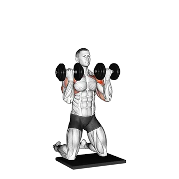 Dumbbell Kneeling Arnold Press