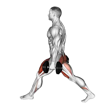 Dumbbell Low Split Squat