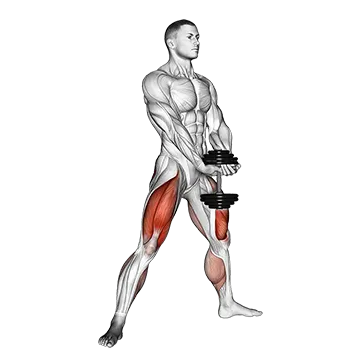 Best Dumbbell Calf Workouts Dumbbell Plyo Squat