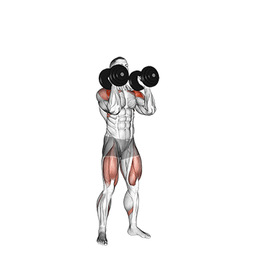 Best Dumbbell Hiit Workouts Dumbbell Push Press