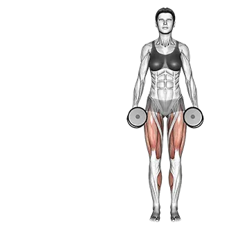 Best Outer Thigh Exercises Dumbbell Side Lunge