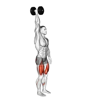 Dumbbell Single Arm Overhead Lunge