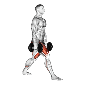 Best Glute Workouts At Home With Dumbbells Dumbbell Split Squat