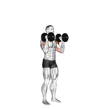 Dumbbell Standing Alternate Overhead Press
