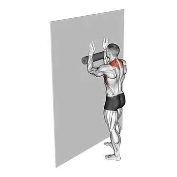 Best Foam Roller Exercises Foam Roll Serratus Wall Slide