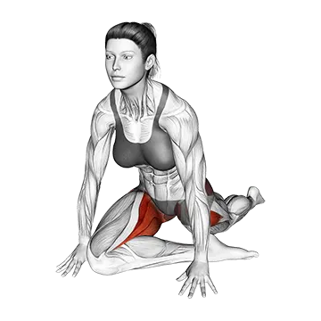 Half Pigeon Hip Stretch