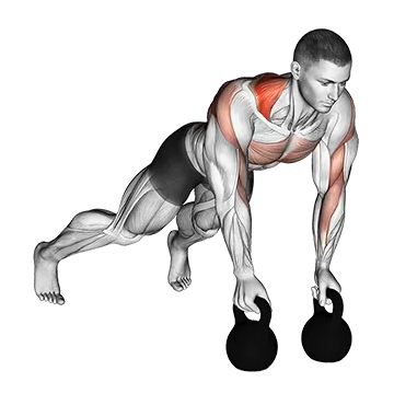 Best Kettlebell Bicep Workouts Kettlebell Alternating Renegade Row