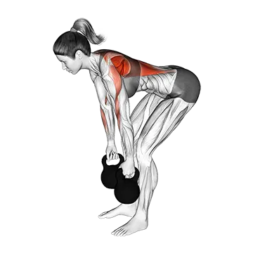 Beginner Kettlebell Workouts Kettlebell Bent Over Row