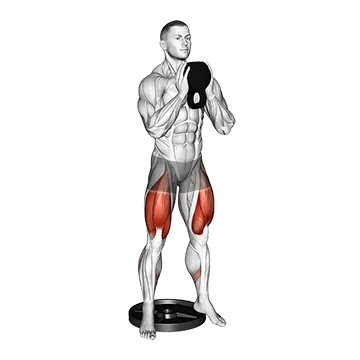 Kettlebell Elevanted Goblet Squat