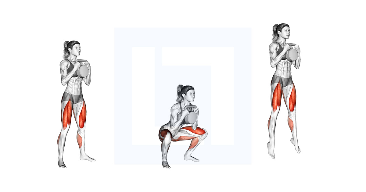 Kettlebell Goblet Squat Jump