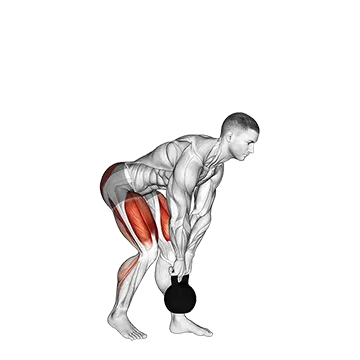 Kettlebell Kickstand One Leg Deadlift
