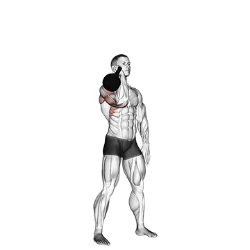 Kettlebell One Arm Military Press to the Side