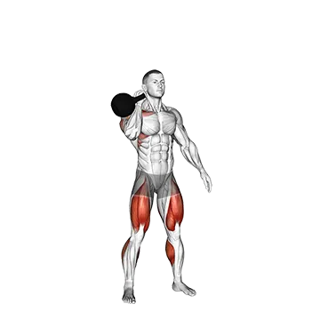 Kettlebell One Arm Thruster