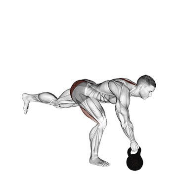 Best Kettlebell Back Workouts Kettlebell One Legged Deadlift