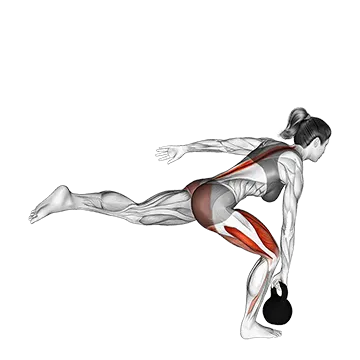 Best Kettlebell Leg Workouts Kettlebell Single Leg Deadlift
