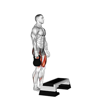 Best Kettlebell Leg Workouts Kettlebell Single Leg Step Up