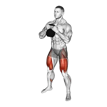 Best Kettlebell Quad Workouts Kettlebell Sumo Squat
