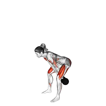 Kettlebell Swing Clean Grip Front Squat Overhead Press