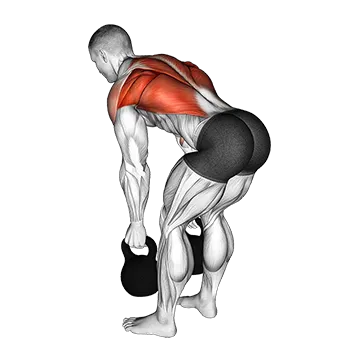 Best Kettlebell Workouts Kettlebell Two Arm Row