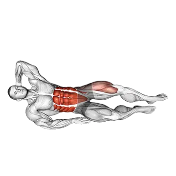 Knee Tuck Oblique Crunch