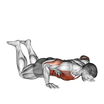 Kneeling Rotational Push Up