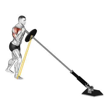 Best Landmine Workouts Landmine Resistance Band One Arm Shoulder Press