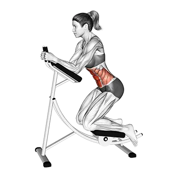 Lever Ab Coaster Crunch