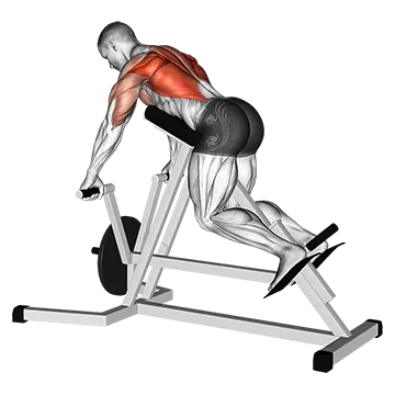 Lever Lying T Bar Row