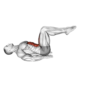 Lying Alternate Toe Touch Floor
