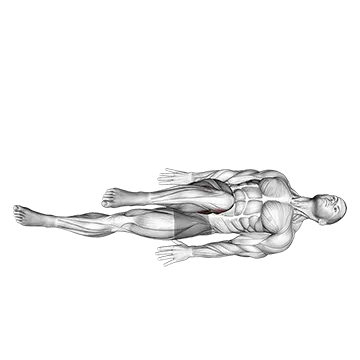 Lying Bent Knee Figure 8