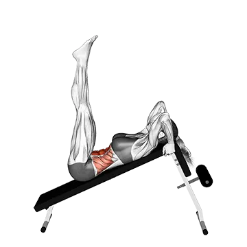Lying Incline Hip Raise