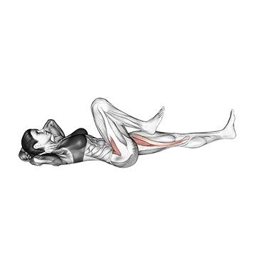 Lying Simultaneous Alternating Leg Raise