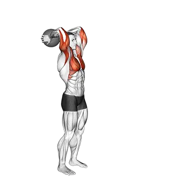 Best Medicine Ball Workouts Medicine Ball Standing Overhead Throw