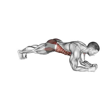Plank Jack on Elbows