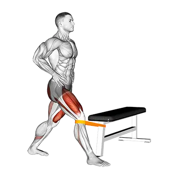 Best Resistance Band Quad Workouts Resistance Band Adduction Split Squat