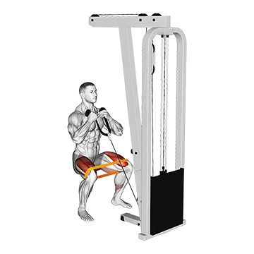 Resistance Band Cable Squat