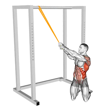 Best Resistance Band Ab Workouts Resistance Band Kneeling Woodchop