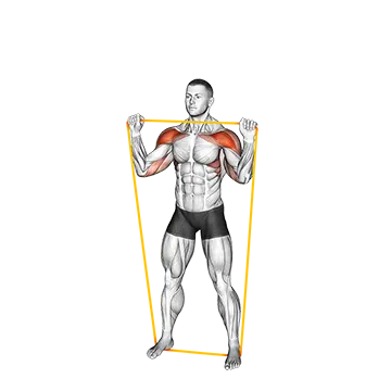 Resistance Band Overhead Shoulder Press