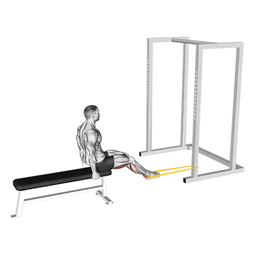 Best Resistance Band Hamstring Workouts Resistance Band Seated Leg Curl