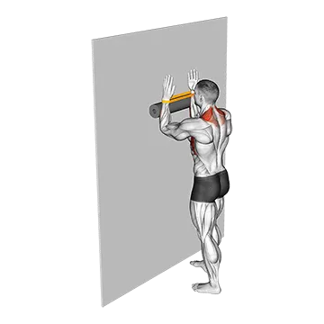 Best Foam Roller Recovery Stretches Resistance Band Serratus Wall Slide With Foam Roll