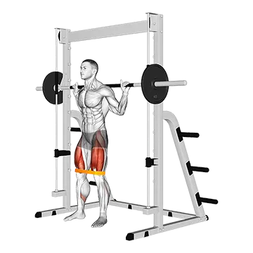 Resistance Band Smith Squat