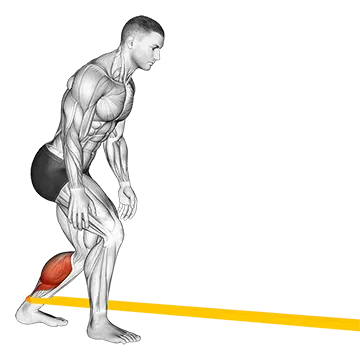 Resistance Band Standing Forward Achilles Stretch