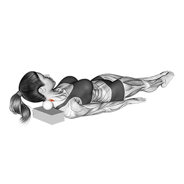 Roll Ball Lying Semisplinalis Capitis Muscle Activation