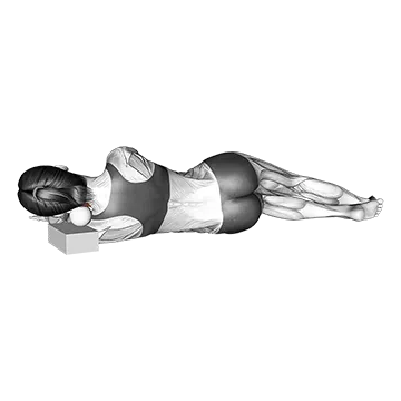 Roll Ball Side Lying Scalene Muscles Activation